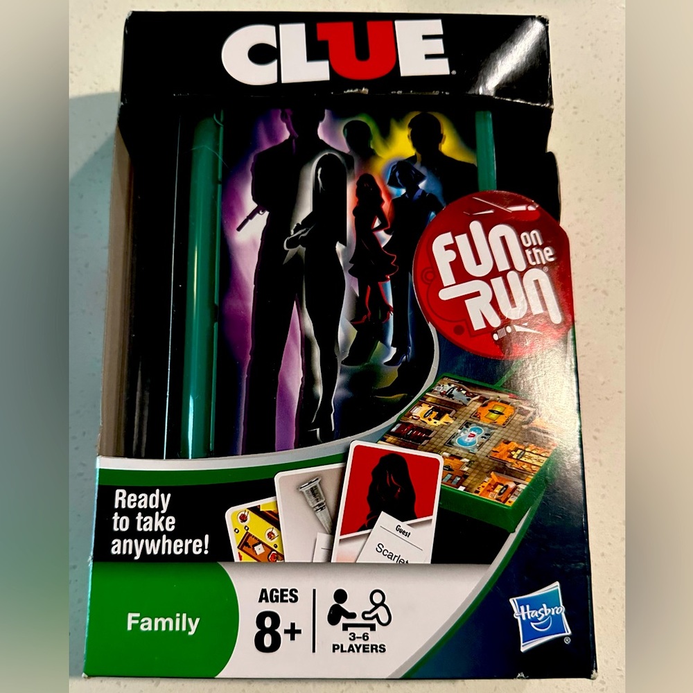 Clue travel board game